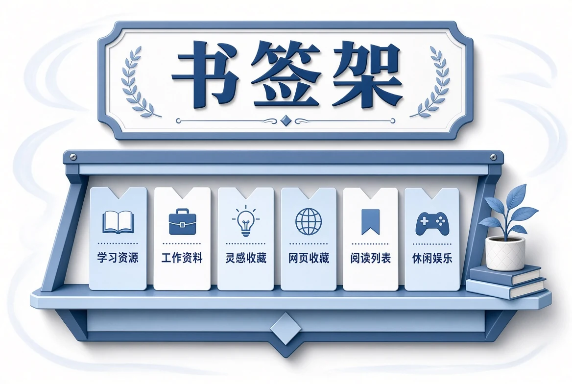 书签架内容视觉